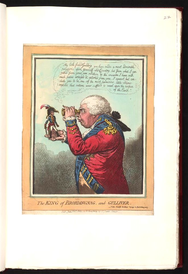 Bodleian Libraries, The king of Brobdingnag, and Gulliver