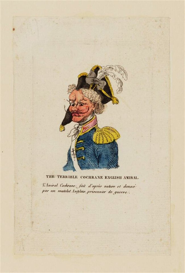 Bodleian Libraries, the terrible Cochrane English amiral