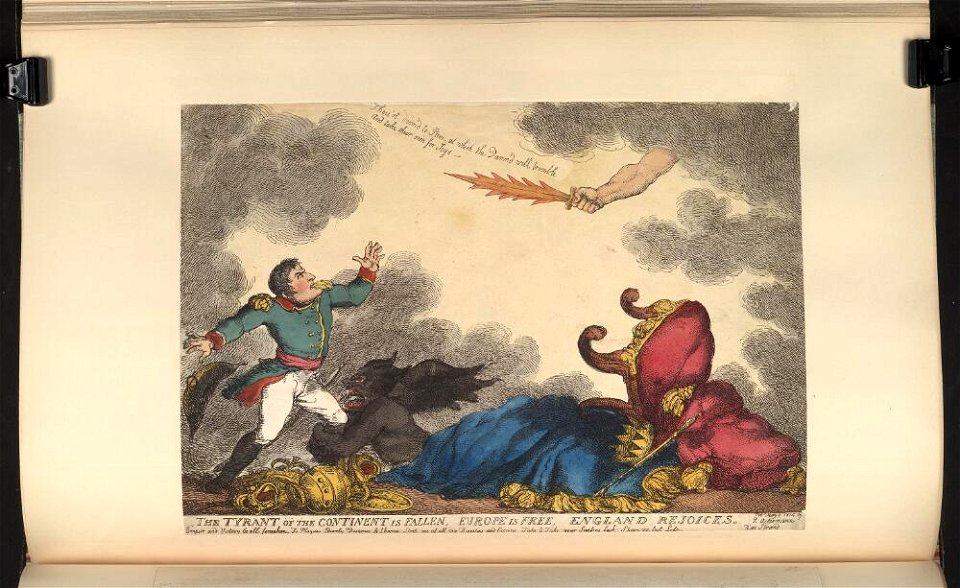Bodleian Libraries, The tyrant of the continent is fallen, Europe is free, England rejoices