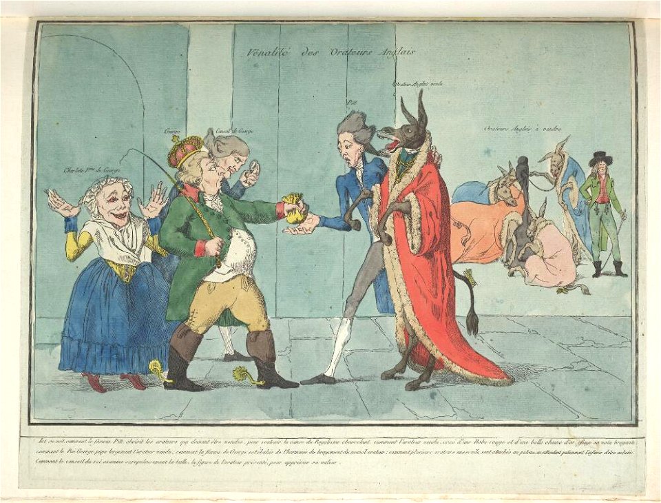 Bodleian Libraries, Vénalité des orateurs Anglais