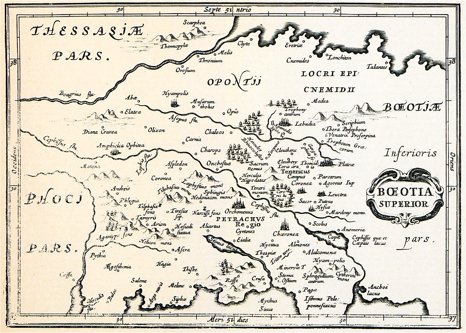 Boeotia superior - Laurenberg Johann - 1661