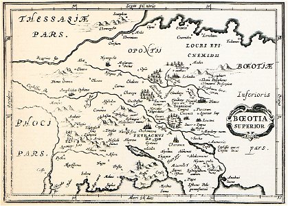 Boeotia superior - Laurenberg Johann - 1661