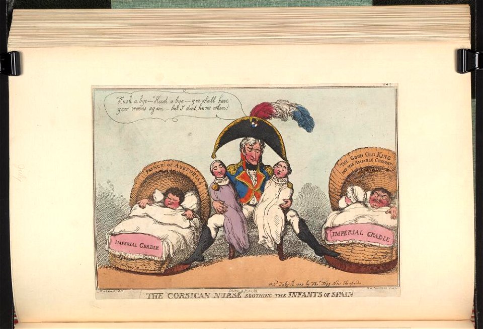 Bodleian Libraries, The Corsican nurse soothing the infants of Spain