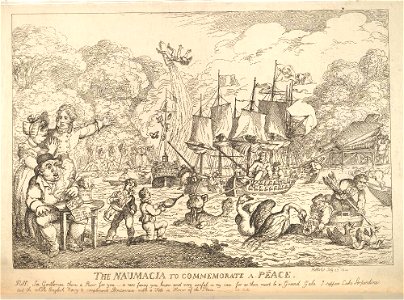Bodleian Libraries, The Naumacia to commemorate a peace