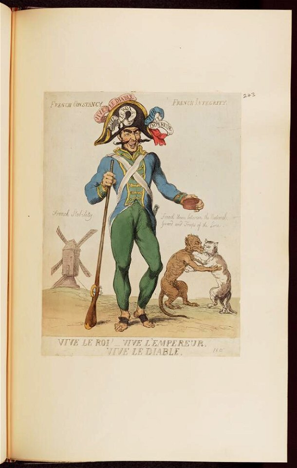 Bodleian Libraries, Vive le roi Vive l'empereur Vive le diable- Napoleon Bonaparte premier consul s'est rendu à Notre Dame pour y entendre l