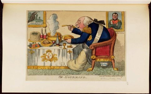 Bodleian Libraries, Un gourmand- Napoleon Bonaparte premier consul s'est rendu à Notre Dame pour y entendre la Sainte Messe célébrée par le