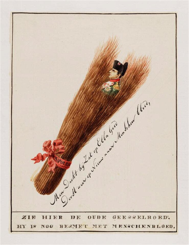 Bodleian Libraries, Zie hier de oude Geesselroed, Hy is nog besmet met Menschenbloed- Napoleon Bonaparte premier consul s'est rendu à Notre