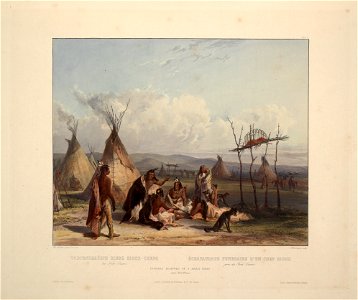 Funeral scaffold of a Sioux chief 0044v