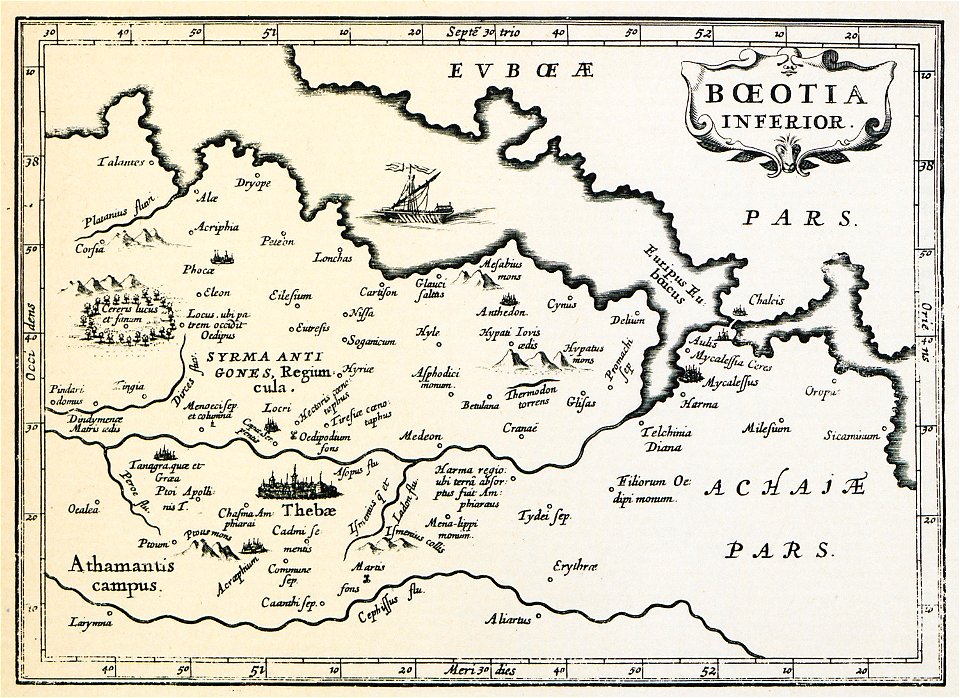 Boeotia inferior - Laurenberg Johann - 1661