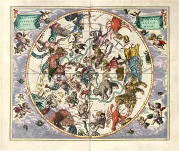 Cellarius Harmonia Macrocosmica - Haemisphaerium Stellatum Boreale Antiquum