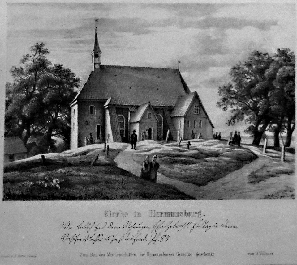 Celle Bomann-Museum Peter- Paulskirche Hermannsburg (1853) Kopie