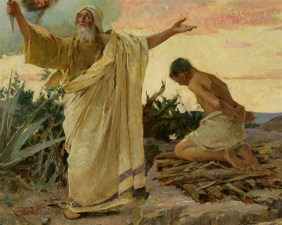 Celestin Medović - Abrahamova žrtva (cropped)