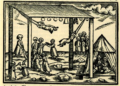 Celebrations for the Bayram - Schweigger Salomon - 1608