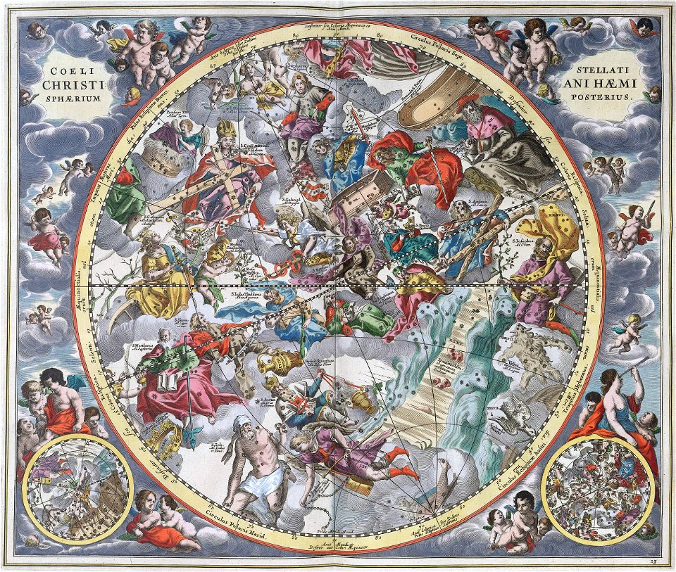 Cellarius Harmonia Macrocosmica - Coeli Stellati Christiani Haemisphaerium PosteriusFXD