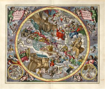 Cellarius Harmonia Macrocosmica - Coeli Stellati Christiani Haemisphaerium Prius