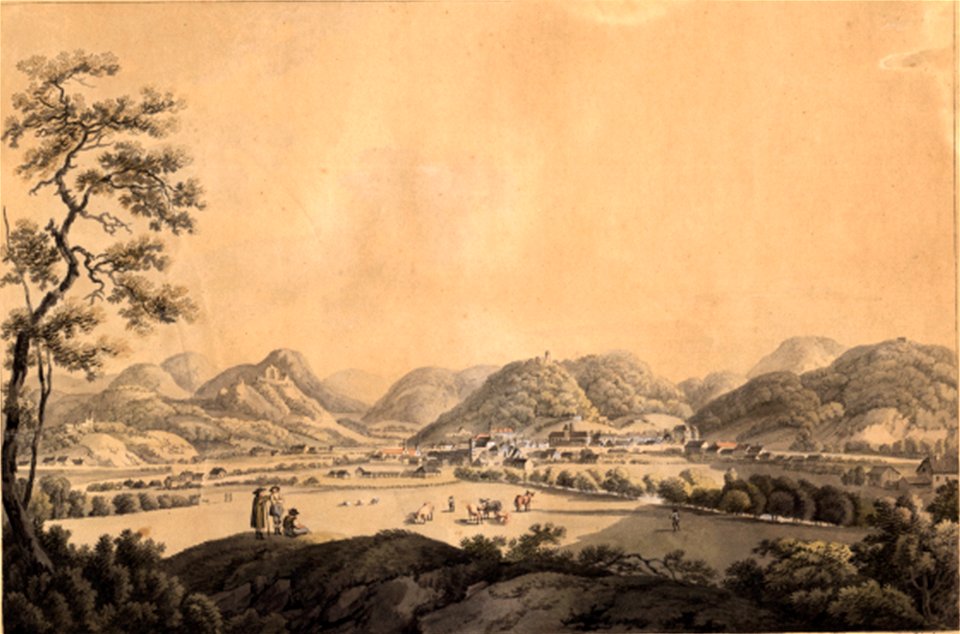 Celje (koloriran bakrorez, ok. 1810)