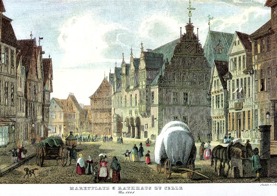 Celle Marktplatz 1845