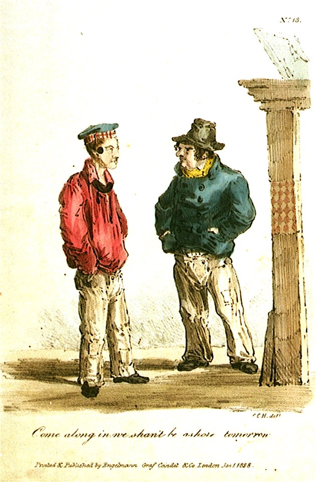 Come along in we shan't be ashore tomorrow (caricature) RMG PU4743