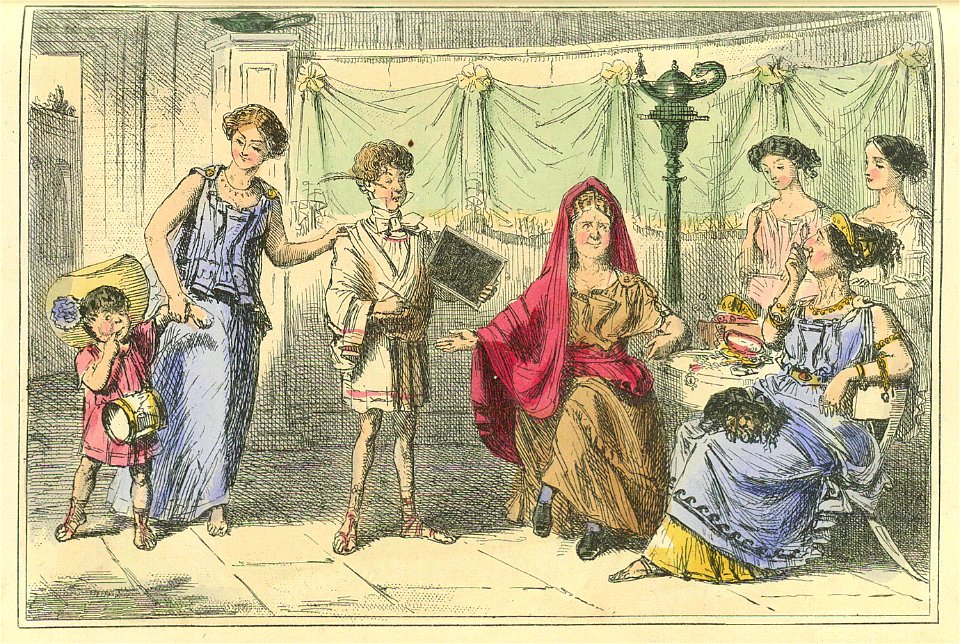 Comic History of Rome Table 08 The Mother of the Gracchi