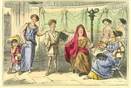 Comic History of Rome Table 08 The Mother of the Gracchi