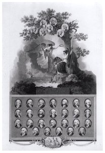 Commemoration of the victory of June 1st 1794 by Francesco Bartolozzi