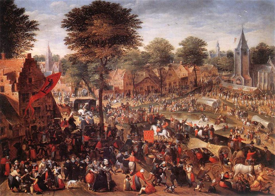 Hans Bol - Village Feast (Annual Fair) - WGA02368