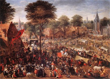 Hans Bol - Village Feast (Annual Fair) - WGA02368