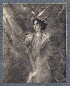 Boldini - Ritratto di signora con cappello, Camesasca 249
