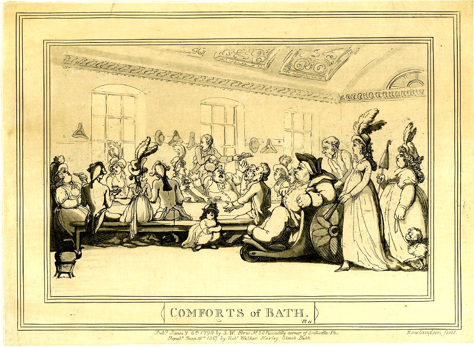 Comforts of Bath. Plate 11. (BM 1871,0812.3573)
