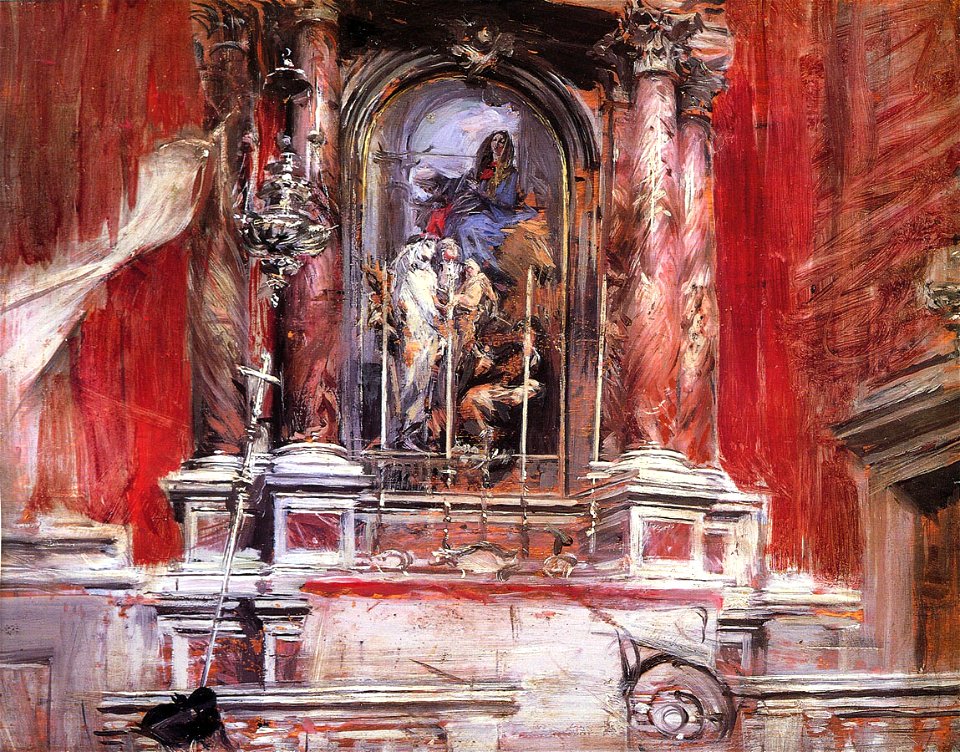 Boldini, Altare della chiesa dei Gesuati a Venezia, 1907