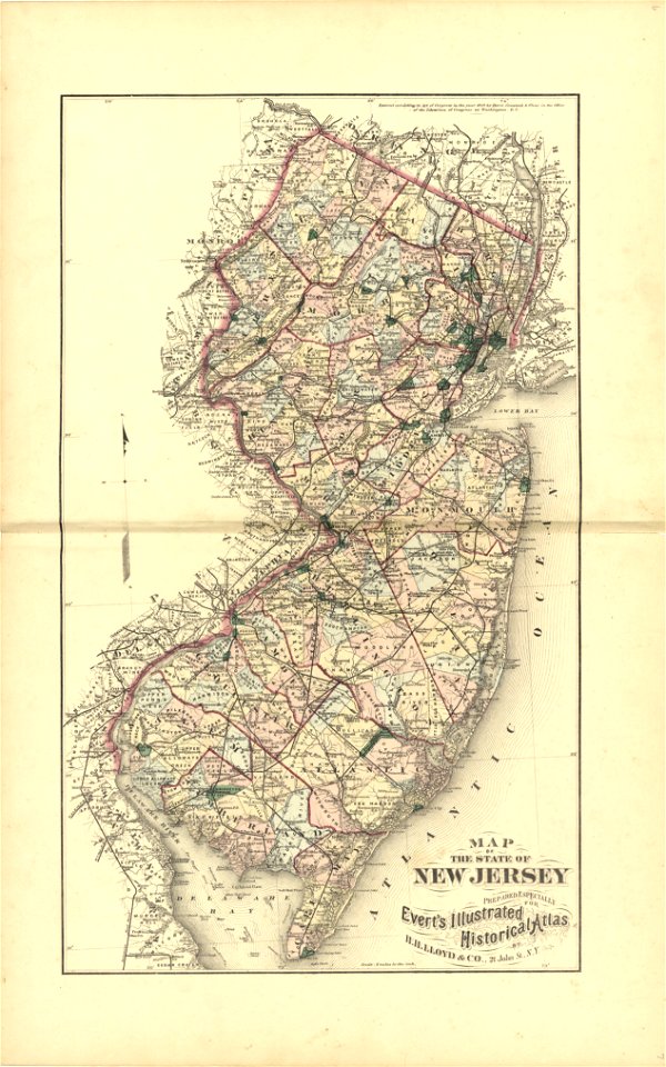 Combination atlas map of Mercer County, New Jersey LOC 2010587333-7