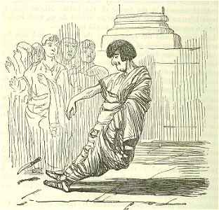 Comic History of Rome p 254 Drusus is Stabbed and Expires gracefully