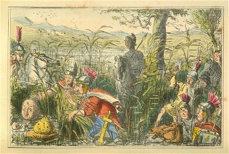 Comic History of Rome Table 09 Marius discovered in the Marshes at Minturnae