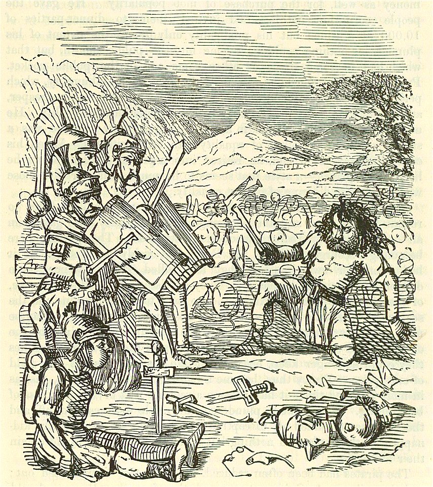 Comic History of Rome p 281 Spartacus