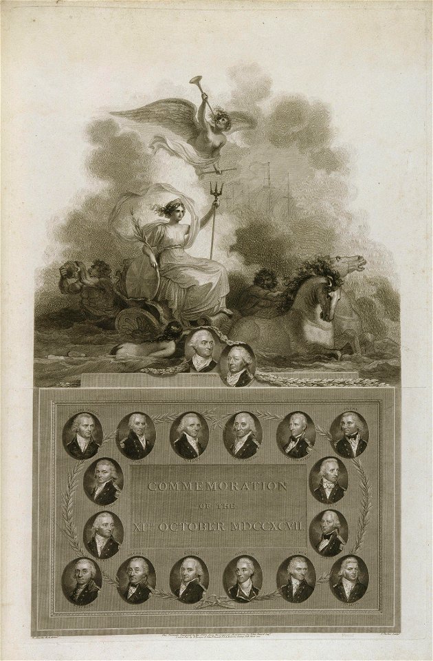 Commemoration of the 11th October 1797 by Robert Bowyer