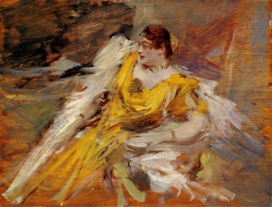 Boldini - Lady in Yellow, 1912