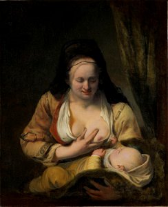Ferdinand Bol - Woman suckling an infant - NG.M.01384 - National Museum of Art, Architecture and Design
