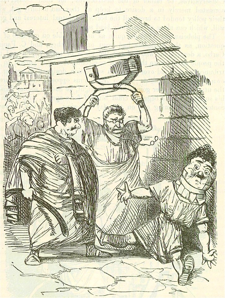 Comic History of Rome p 239 Melancholy end of Tib Gracchus