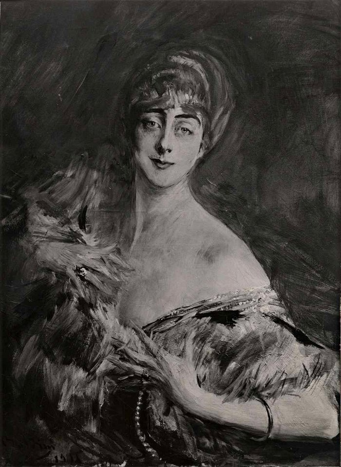 Boldini - Ritratto femminile, 1918