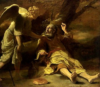 Ferdinand Bol - Elijah Fed by an Angel - WGA2360