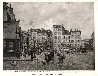Boldini - Parigi con Place Pigalle, 1874