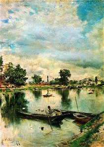 Boldini - The Seine at Mont Valérien, 1877