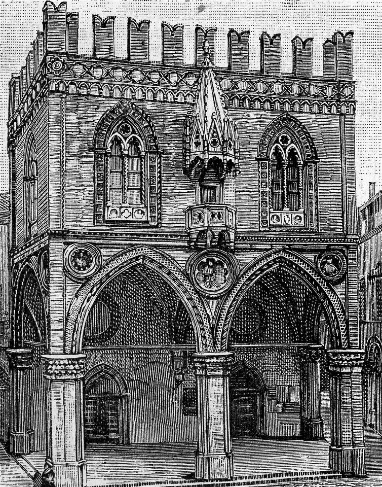 Bologna – Camera di Commercio (xilografia)