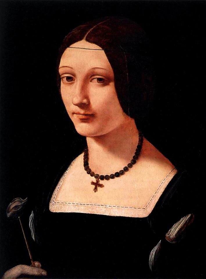 Giovanni Antonio Boltraffio - Portrait of a Lady as St Lucy - WGA2383