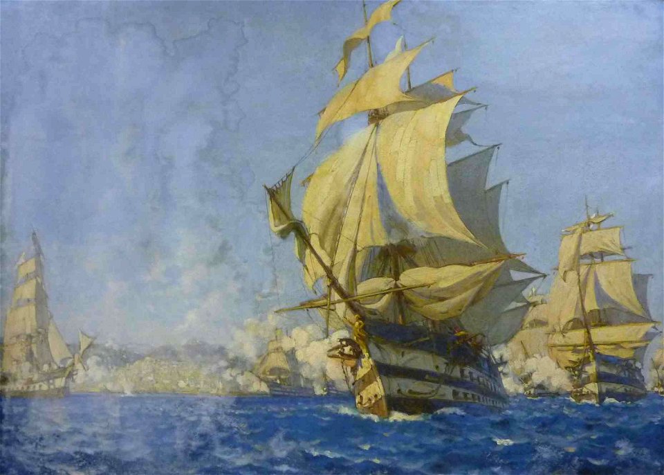 Bombardement d'Alger par la flotte française le 3 juillet 1830