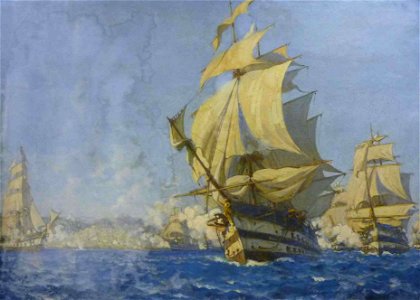 Bombardement d'Alger par la flotte française le 3 juillet 1830