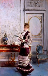 Boldini, Lady admiring Fan