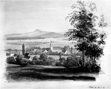 Boll - Aquarell von General Eduard von Kallee - 1876