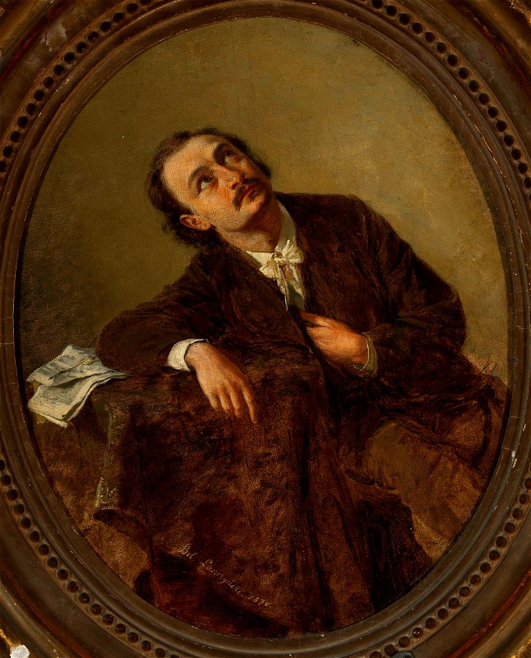 Bolesław Łaszczyński - Portrait of Michał Hertz, musician - MP 2798 - National Museum in Warsaw