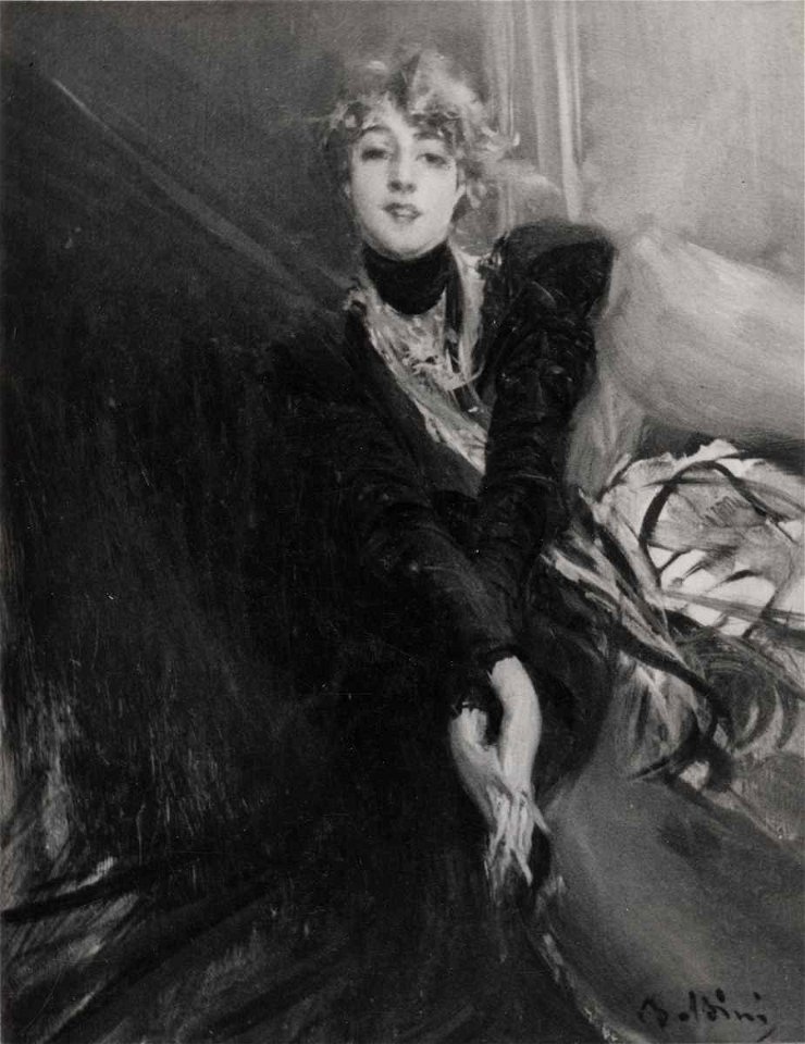 Boldini - Ritratto di Jeanne Renouardt, 1910 - Free Stock Illustrations ...